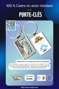 Porte-clés logo ANGEL Arcachon